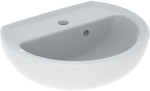 REKORD 45cm oval washbasin, with tap hole, with overflow