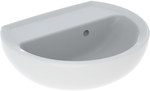 REKORD 45 cm oval washbasin with tap hole, without overflow