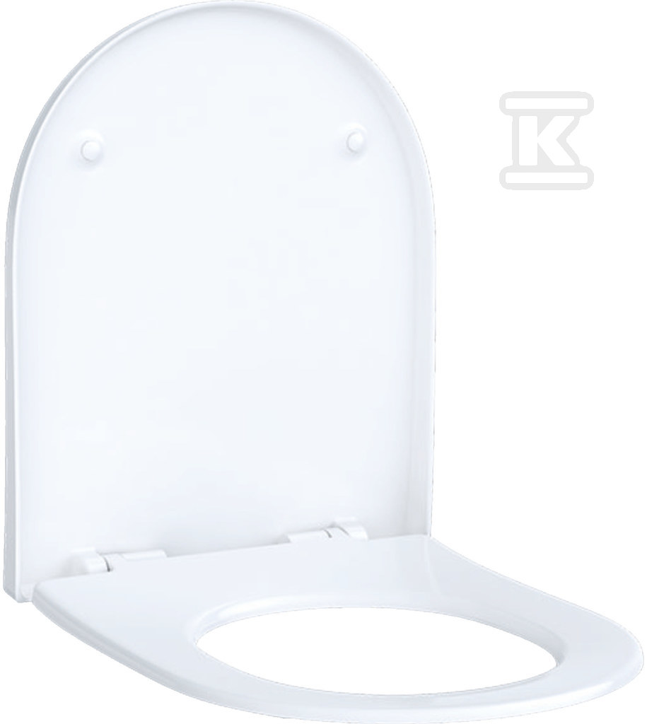 Acanto toilet seat, soft-close, - 500.660.01.2