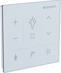 Wall control panel for Geberit AquaClean, white