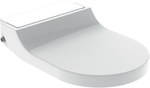 Toilet seat with intimate hygiene function Geberit AquaClean Tuma Comfort, white glass