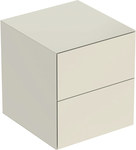 ONE Бічна шафка, B45cm, H49.2cm, T47cm, з двома шухлядами, пісоково-сірий