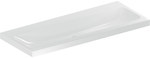Umywalka iCon Light, 120x48x16 cm, bez przelewu, bez otworu na baterię, KeraTect