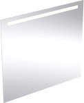 Option Basic Square Podświetlane lustro, B100cm, H90cm, T3.2cm, oświetlenie u góry, Aluminium anodyzowane