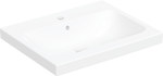 Умивальник на стільницю iCon Light, Ш60 см, В16 см, Т48 см, з переливом, з отвором під кран, KeraTect