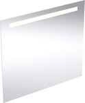 Option Basic Square Podświetlane lustro, B80cm, H70cm, T3.2cm, oświetlenie u góry, Aluminium anodyzowane