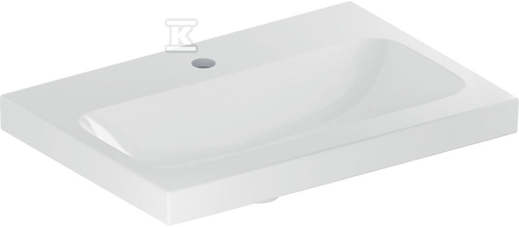 iCon Light washbasin, B60 cm, H17 cm, - 501.841.00.6