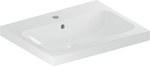 Умивальник iCon Light, B60 см, H16 см, T48 см, з переливом, з отвором під кран, KeraTect