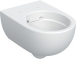 Selnova wall-hung toilet bowl, funnel, B36 cm, H33 cm, T53 cm, hidden fixings, Rimfree