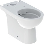 Selnova floor-standing toilet bowl for a built-in cistern, funnel, W35.5 cm, H40 cm, T66 cm, partially hidden fixings, universal drain, Rimfree