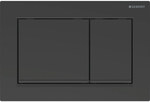 Przycisk uruchamiający Geberit Omega20, przedni/górny, czarny mat-czarny-czarny mat, easy-to-clean, okrągły