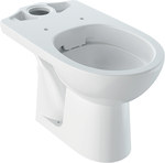 Selnova floor-standing toilet bowl for attachable cistern, funnel, W35.6 cm, H39 cm, T66.5 cm, horizontal drain, Rimfree