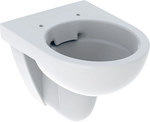 Selnova Compact wall-hung toilet bowl, funnel, B35.5 cm, H34 cm, T48 cm, short, Rimfree