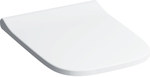 Smyle Square toilet seat, top mounting, slow closing, with removable hinges, with visible seat