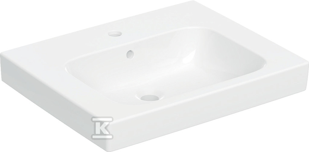 Modo washbasin, B60 cm, H15.5 cm, T48.5 - 502.832.00.1