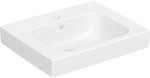 Modo washbasin compact, B50 cm, H15.5 cm, T40 cm, with overflow, with tap hole