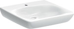 Selnova Comfort washbasin B55 cm, H15 cm, T55 cm, without overflow, with tap hole