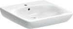 Selnova Comfort washbasin B55 cm, H15 cm, T55 cm, with overflow, with tap hole