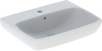 Selnova Square washbasin B65 cm, H18 cm, T48 cm, with overflow, with tap hole