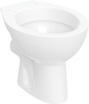 Idol floor-standing toilet bowl with horizontal drain