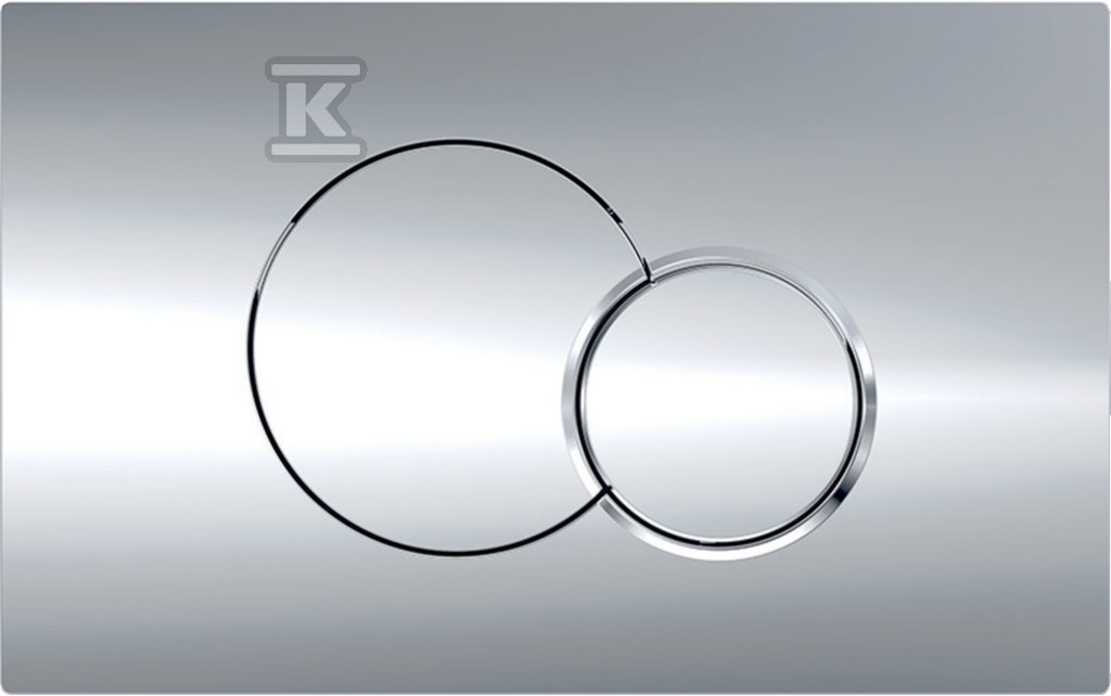 Ovládací tlačítko Eclipse 2, chrom - 94150002
