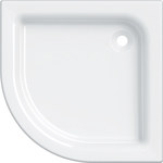 STANDARD PLUS 80 cm quadrant shower tray with integrated panel