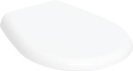 Кришка для унітазу Nova тверда, з Duroplast, металеві петлі