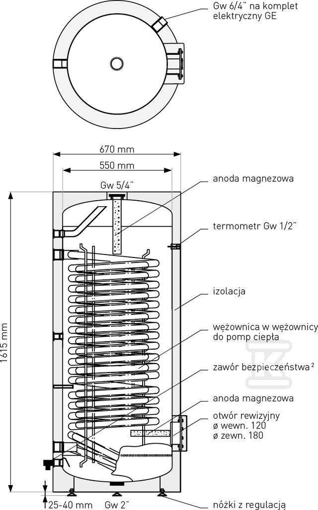 Wymiennik do pomp ciepła SGW(S) Maxi - 26-308500N