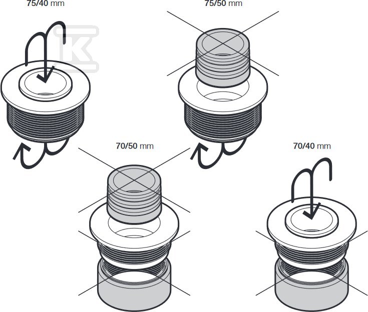 Redukcja Kanalizacyjna PURUS - 3106360