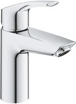 Eurosmart Single lever basin mixer, size S, chrome, flow restrictor 3.5 l / min, 28mm ceramic economy head, without waste set, separate water channels