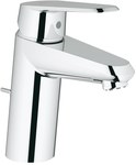 Euphoria Cube 150 Deszczownica z ramieniem 286 mm, 1 strumień (Rain), chrom, oszczędność wody Water Saving, ogranicznik przepływu 9,5 l/min