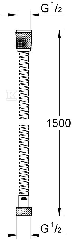 Relexaflex Metal Metalowy wąż - 28105001