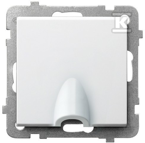 Przyłącze kablowy, biały mat SONATA - GPPK-1R/M/75