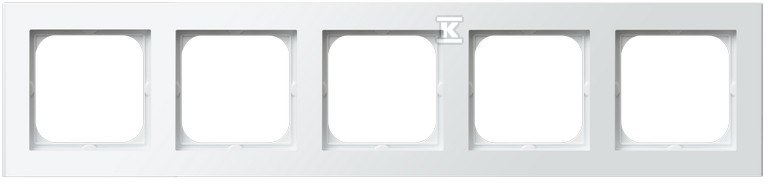 П’ятикратна рамка, матовий білий SONATA - R-5R/75