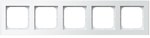 П’ятикратна рамка, матовий білий SONATA
