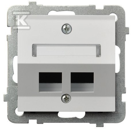 Obudowa gniazda podwójnego typu - GPK-2RS/P/75