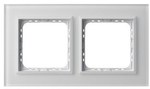Подвійна рамка, біле матове скло SONATA