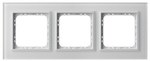 Moldura tripla, vidro branco fosco SONATA