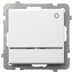 Герметичний з’єднувач "світло" з підсвічуванням синім, білий матовий SONATA