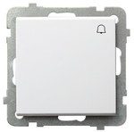 З’єднувач звірний «дзвінок», матовий білий SONATA