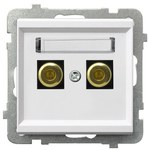 Одинарний динамічний роз’єм, провід 6 мм², матовий білий SONATA