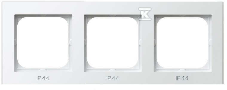 Триплексна рамка для з’єднувачів IP-44, - RH-3R/75