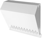 Metal wall intake vent fi160, white