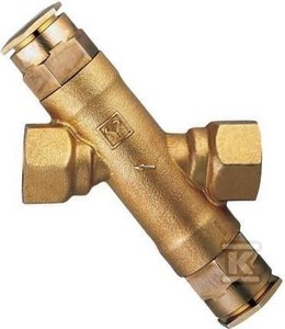 Thermostatic throttle valve HERZ -ZTB DN15 with temperature limiter