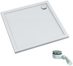 3.2332 Standard acrylic shower tray 80x80x4.5 cm R55 "Caspar New", semicircular