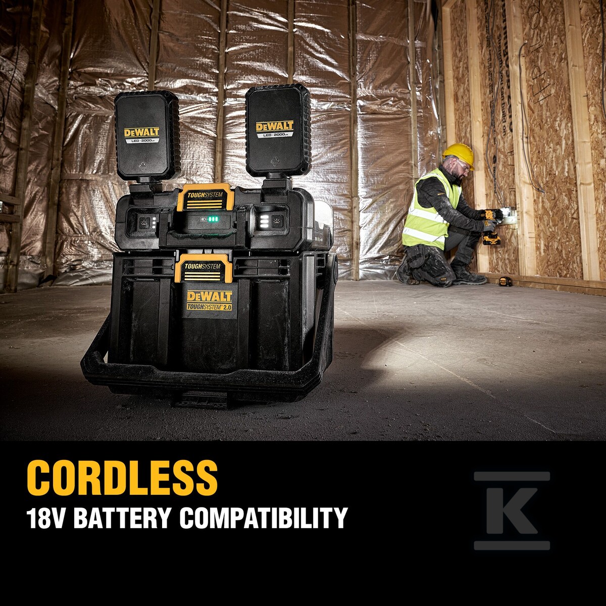 Скринька з освітленням TOUGHSYSTEM 2.0 - DWST08061-1