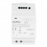 Switching power supply mounted on TH-35 (DIN) rail, 60W, 12V DC ZTM-60/12