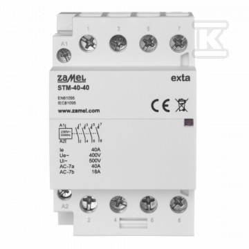 Modular installation contactor 40A, - EXT10000296