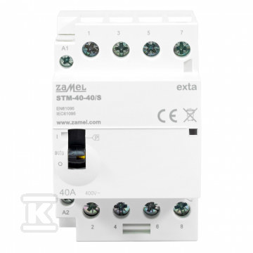 Modular contactor with manual control, - EXT10000315