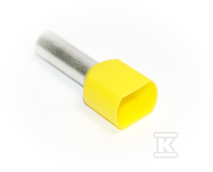 Końcówka kablowa tulejkowa podwójna, - DUID-2X6,0-14ZO